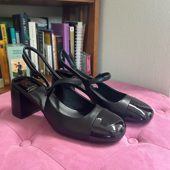 Jeffrey Campbell Glossy Black Maryjane Heels - Picture 2 of 13